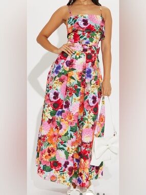Multicolor Floral Dress